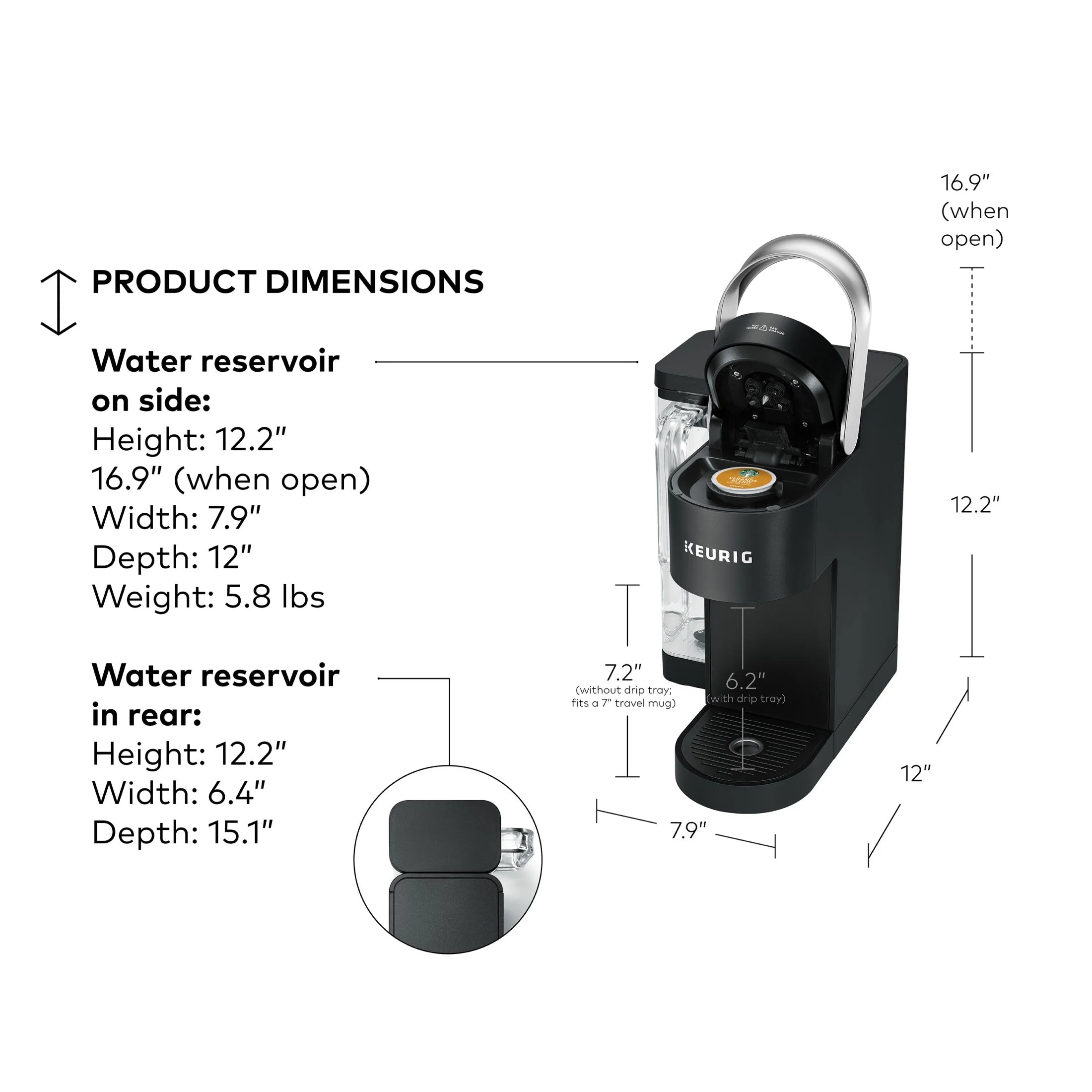 K-Supreme Single Serve K-Cup Pod Coffee Maker