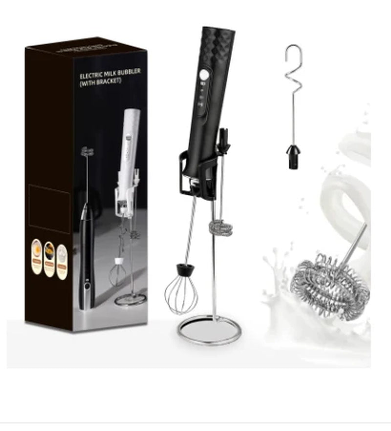 Rechargeable Handheld Milk Frother Wand – Electric Coffee Foam Maker & Drink Mixer for Latte, Cappuccino, Matcha & Cream