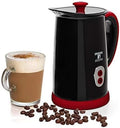 Electric Milk Frother & Steamer for Making Latte, Cappuccino, Hot Chocolate, Automatic Cold Hot Milk Frother & Warmer, Foam Maker, Auto Shut-Off, Detachable Base & Non-Stick Interior
